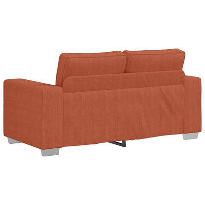 Sofá-luvas 120 cm tecido corduroy laranja vermelho