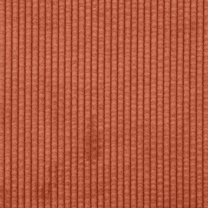 Sofá-luvas 120 cm tecido corduroy laranja vermelho