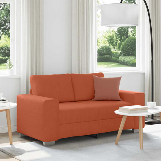 Sofá-luvas 120 cm tecido corduroy laranja vermelho