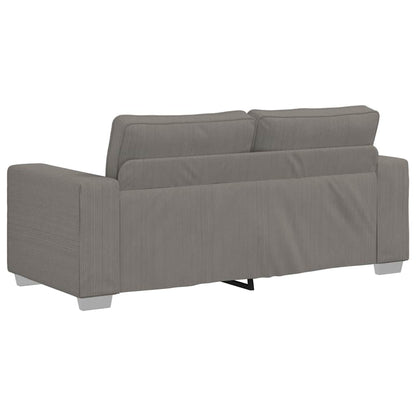 Sofá-luvas 140 cm tecido corduroy cinzento-claro