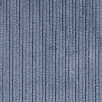 Sofá-luvas 140 cm tecido corduroy azul
