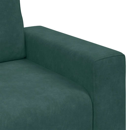 Poltrona 60 cm veludo verde-escuro
