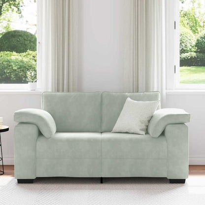 Sofá-luvas 120 cm veludo cinzento-claro