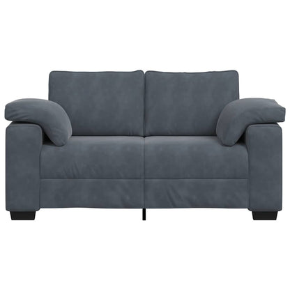 Sofá-luvas 120 cm veludo cinzento-escuro