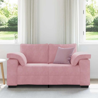 Sofá-luvas 120 cm veludo rosa