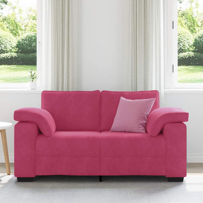 Sofá-luvas 120 cm veludo vermelho tinto