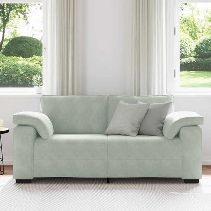 Sofá-luvas 140 cm veludo cinzento-claro