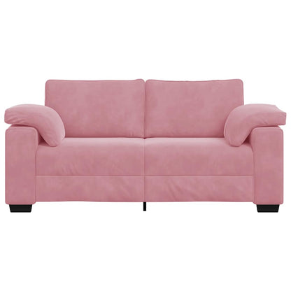 Sofá-luvas 140 cm veludo rosa