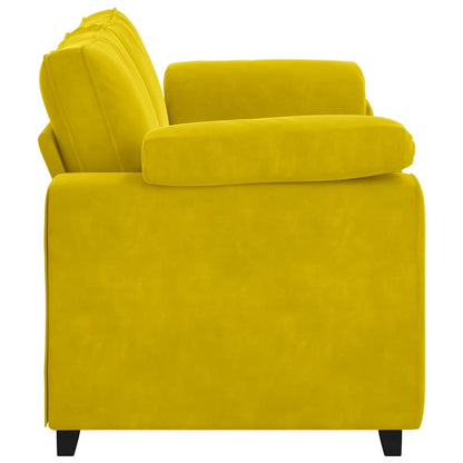 Sofá-luvas 140 cm veludo amarelo