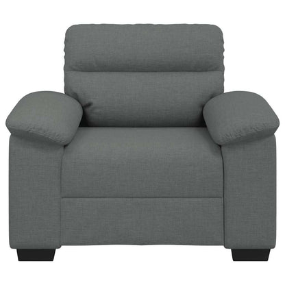 Poltrona 60 cm tecido cinzento-escuro