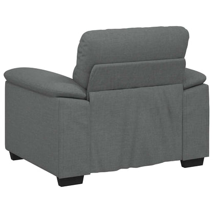 Poltrona 60 cm tecido cinzento-escuro