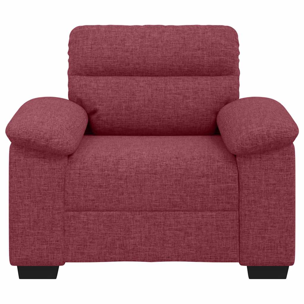 Poltrona 60 cm tecido vermelho tinto