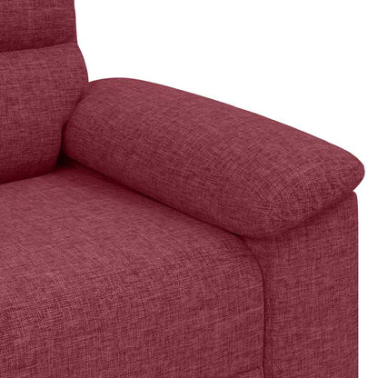 Poltrona 60 cm tecido vermelho tinto