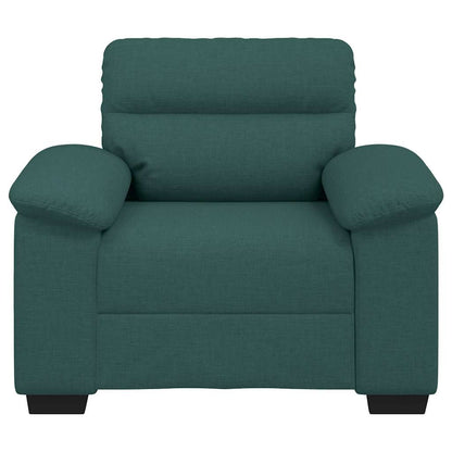 Poltrona 60 cm tecido verde-escuro