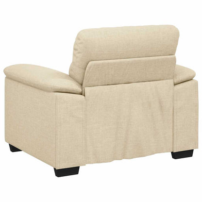 Poltrona 60 cm tecido cor creme