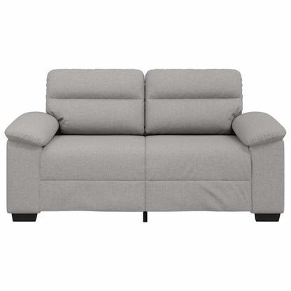 Sofá de 2 lugares 120 cm tecido cinzento nublado