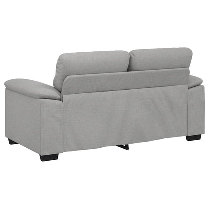Sofá de 2 lugares 120 cm tecido cinzento nublado