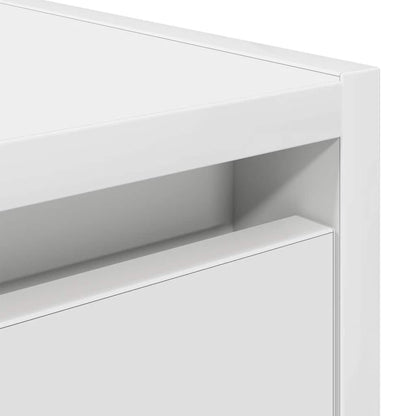 Mesa de cabeceira de parede 38x34x40 cm branco