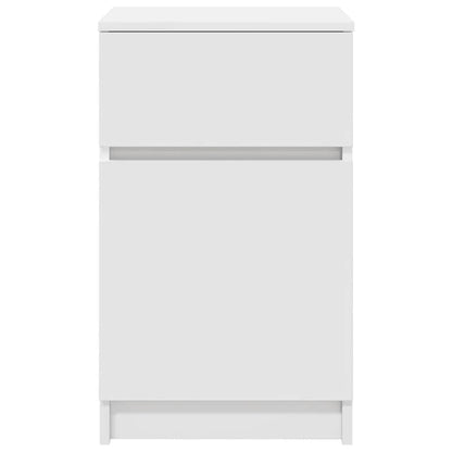Mesa de cabeceira 39x35x65 cm derivados de madeira branco