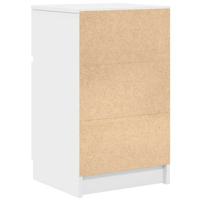 Mesa de cabeceira 39x35x65 cm derivados de madeira branco