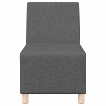 55 cm armchair in dark grey fabric