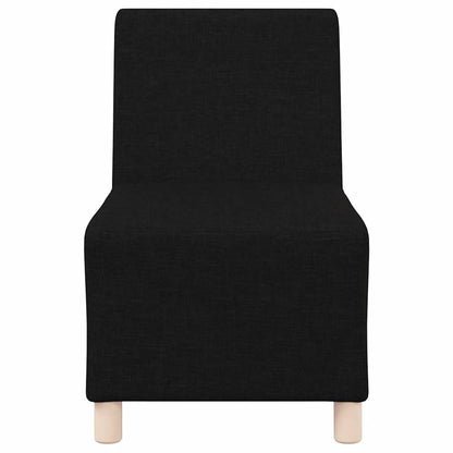 55 cm black fabric armchair