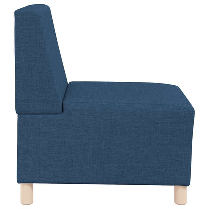 55 cm blue fabric armchair