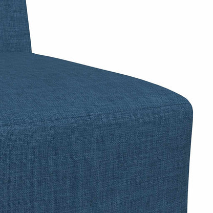 55 cm blue fabric armchair