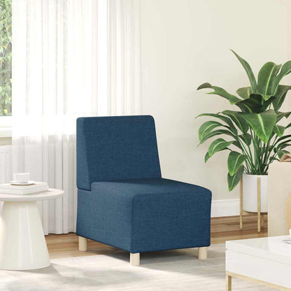 55 cm blue fabric armchair