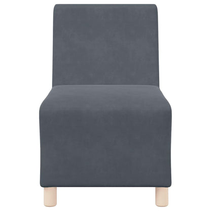 55 cm dark green velvet armchair