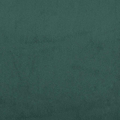 55 cm dark green velvet armchair