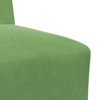 55 cm light green velvet armchair
