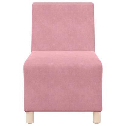 Poltrona 55 cm veludo rosa