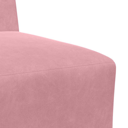 Poltrona 55 cm veludo rosa