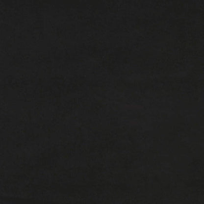 55 cm black velvet armchair