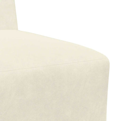 Poltrona 55 cm veludo cor creme