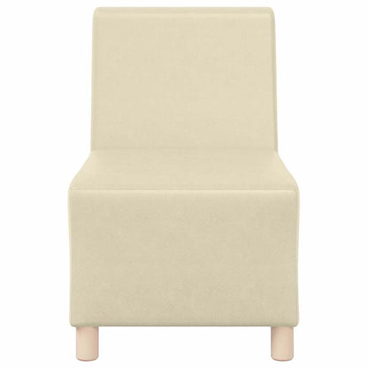 Armchair 55 cm cream artificial leather