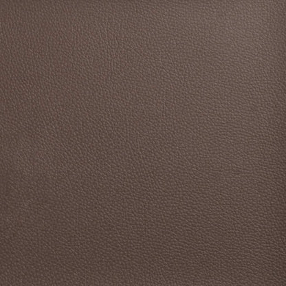 55 cm brown artificial leather armchair