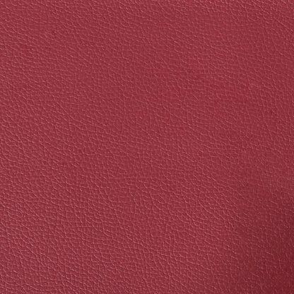 Armchair 55 cm red artificial leather