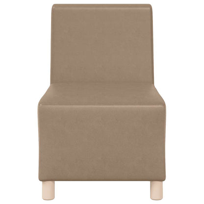 55 cm cappuccino artificial leather armchair