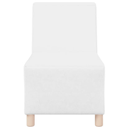 55 cm armchair in white artificial leather