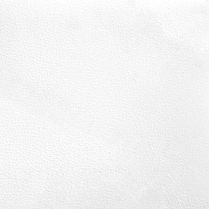 55 cm armchair in white artificial leather
