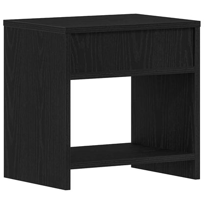 Mesa de cabeceira 40x30x40 cm deriv. de madeira carvalho preto
