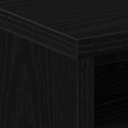Mesa de cabeceira 40x30x40 cm deriv. de madeira carvalho preto