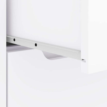 VISNES bedside table made of white wood 45x40x50cm
