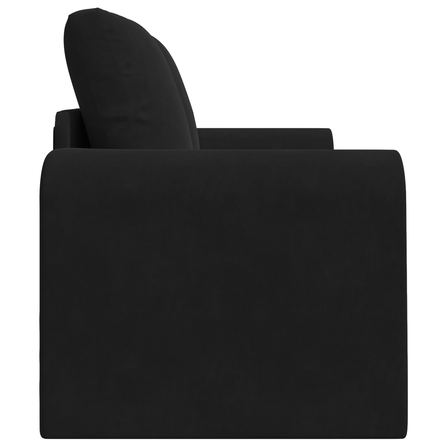 Sofá de Chão cama 2 em 1 Preto 148x71x83 cm Tecido