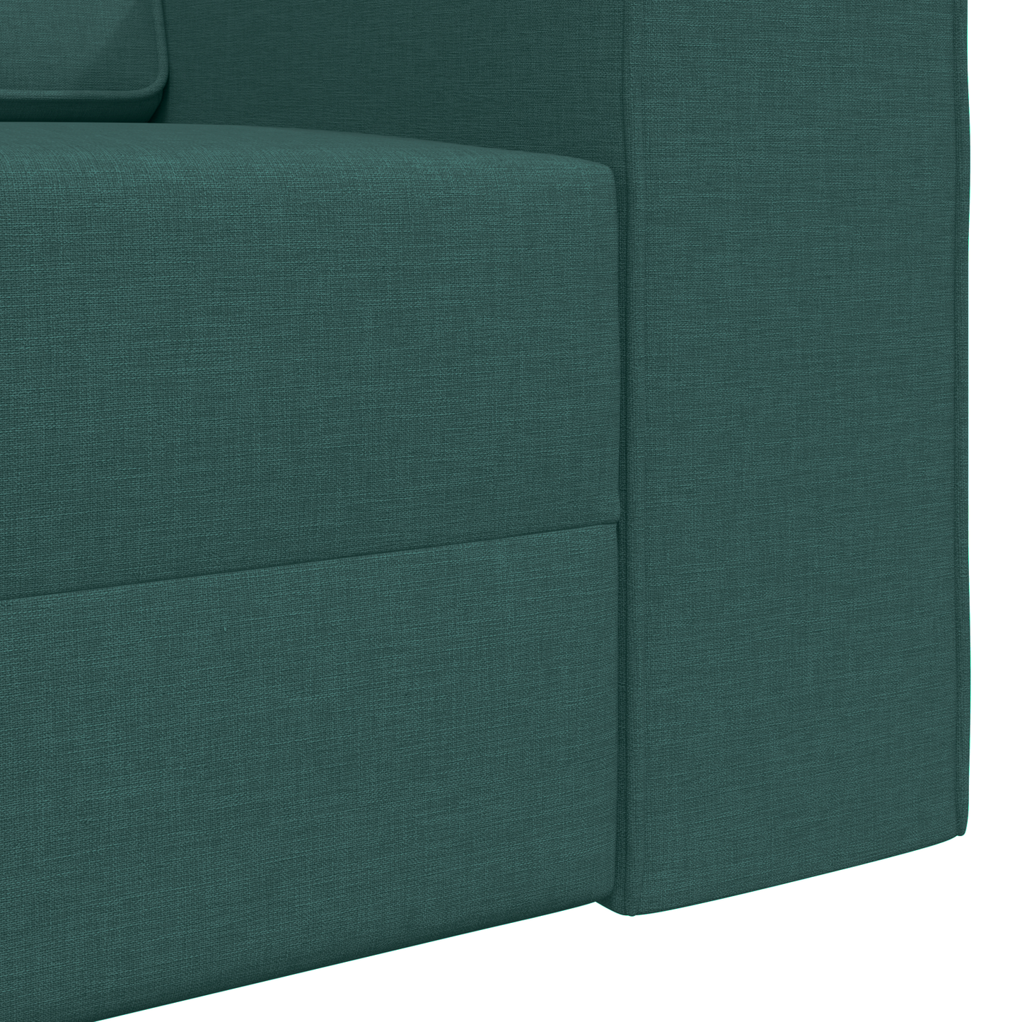 Sofá Cama de Chão 2 em 1 Verde Escuro 245x150x60.5 cm