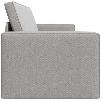 Sofá Cama 2-em-1 Cinza Nuvem 245x150x60.5 cm Tecido