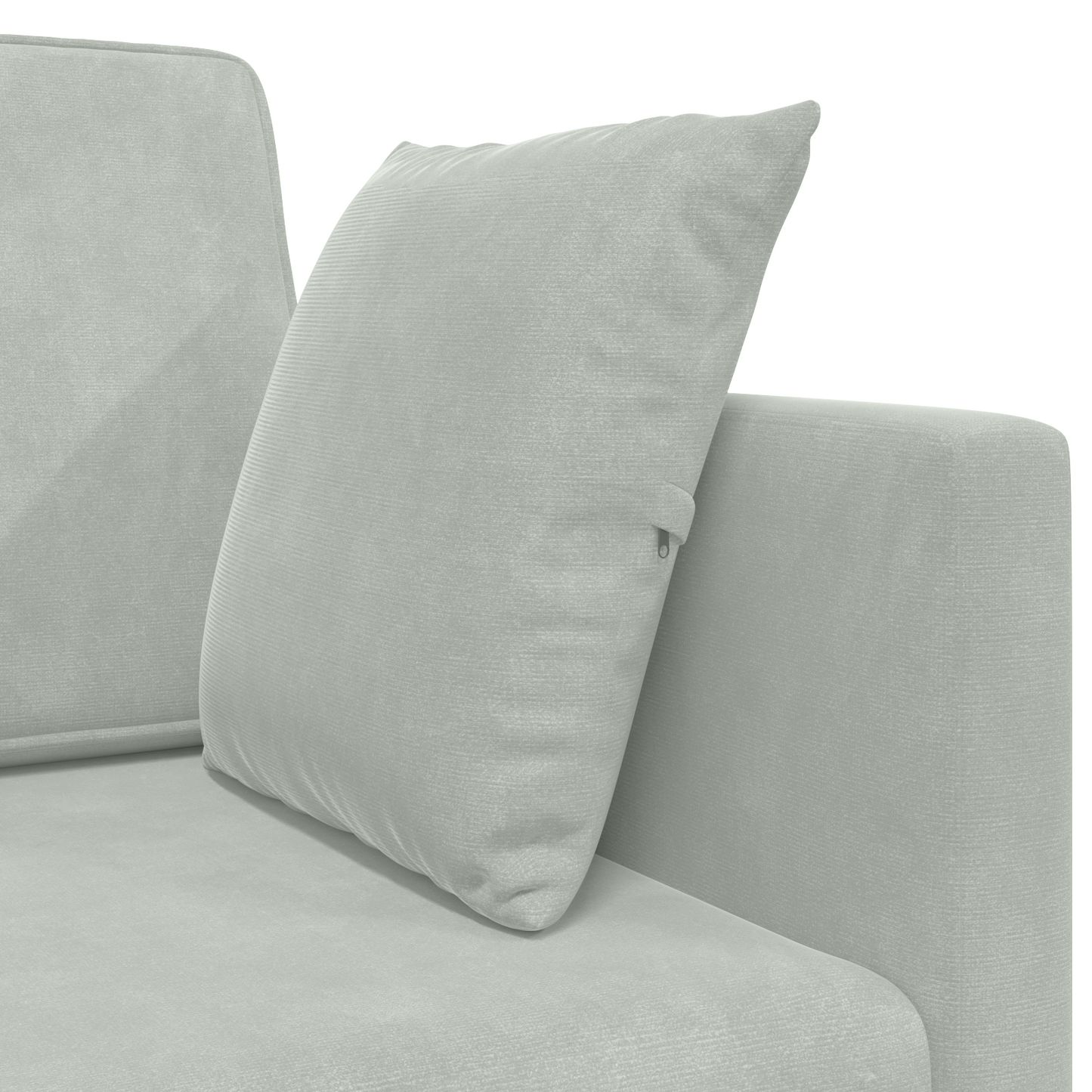 Sofá Cama de Chão 2-em-1 Cinza Claro 213x144x60 cm Veludo