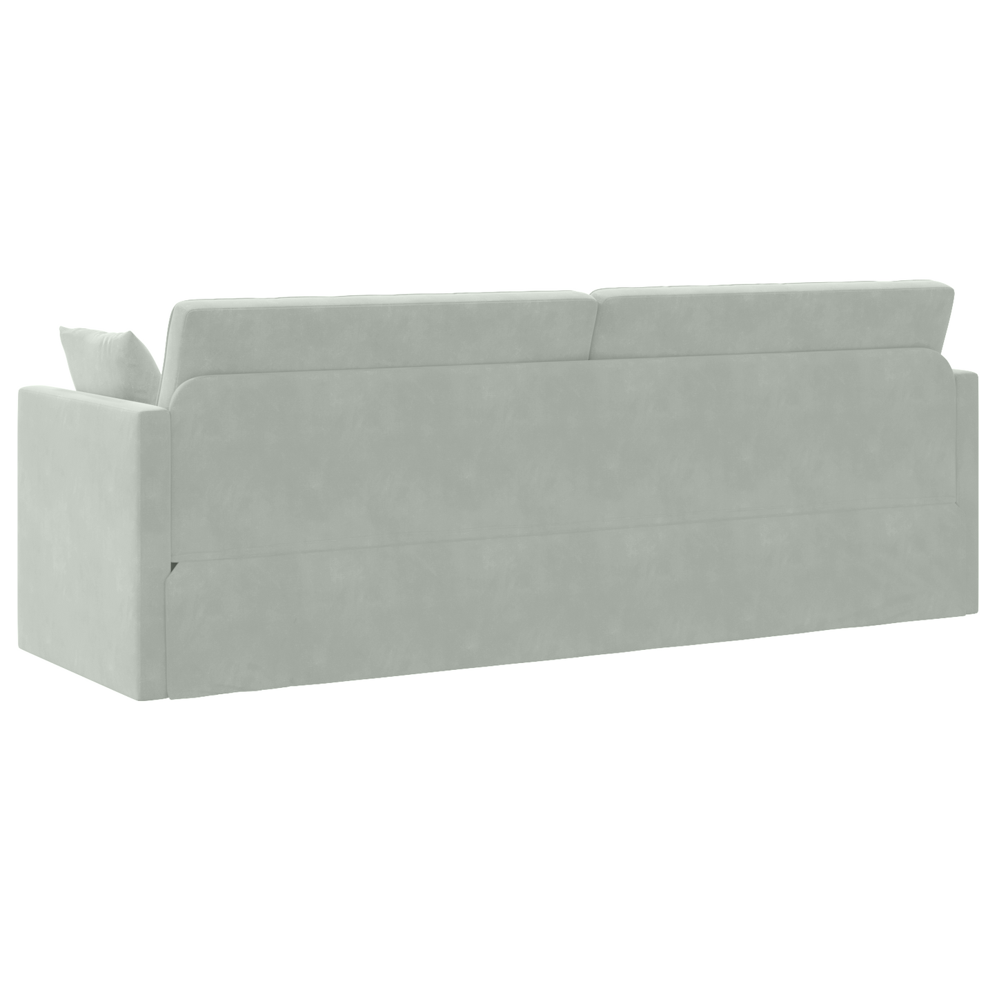 Sofá Cama de Chão 2-em-1 Cinza Claro 213x144x60 cm Veludo